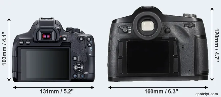 Comparison T8i or S Typ 007 rear