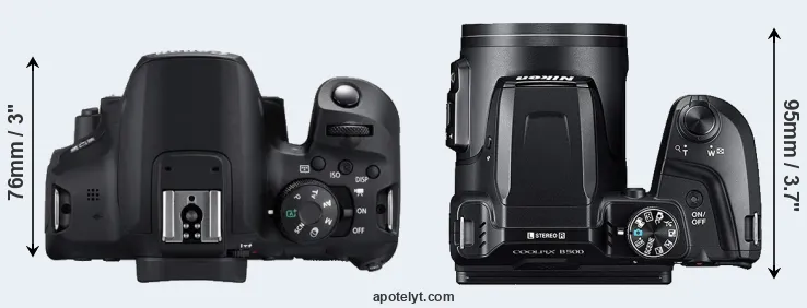 Compare T8i versus B500 top