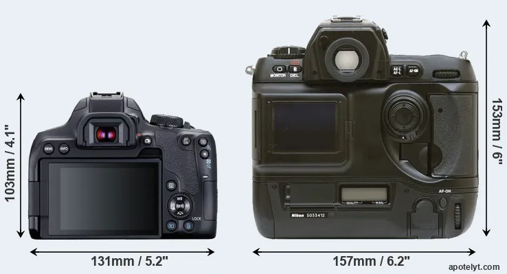 Comparison T8i or D1 rear