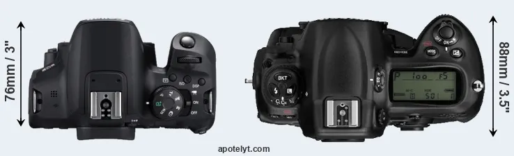 Compare T8i versus D3 top
