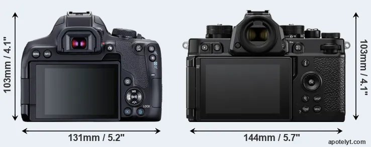 Comparison T8i or Zf rear