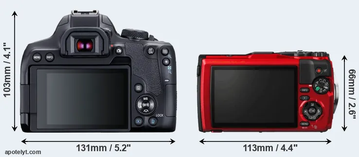 Comparison T8i or TG-5 rear