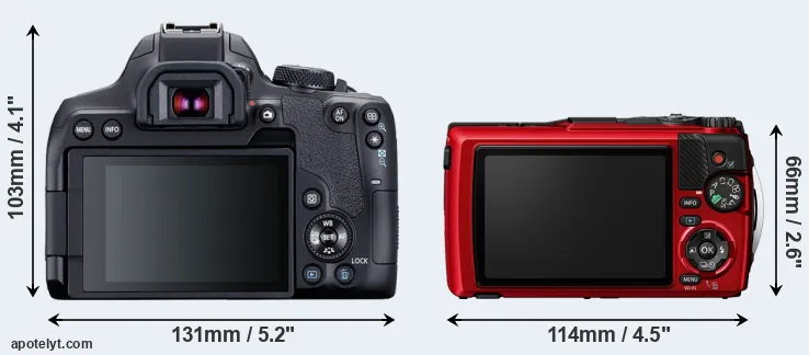 Comparison T8i or TG-7 rear