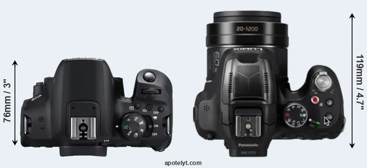 Compare T8i versus FZ80D top