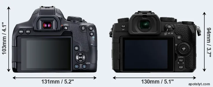 Comparison T8i or G95 rear