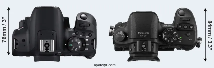 Compare T8i versus GH4 top