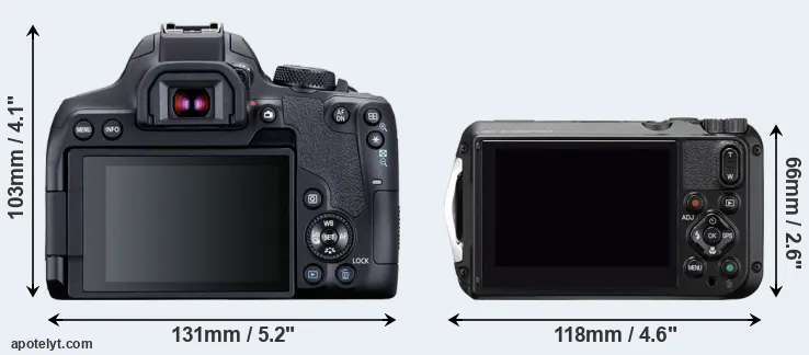 Comparison T8i or WG-6 rear