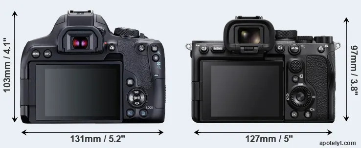 Comparison T8i or A7S III rear