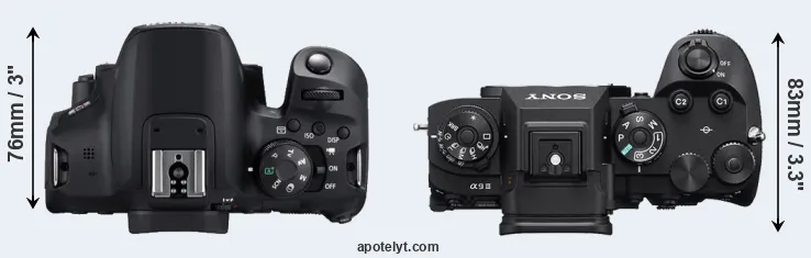 Compare T8i versus A9 III top