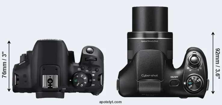 Compare T8i versus H300 top