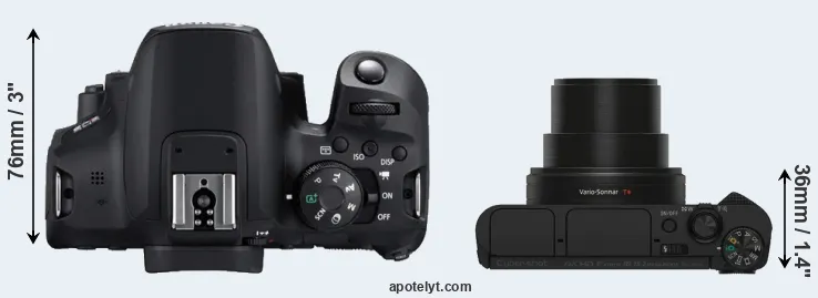 Compare T8i versus HX80 top