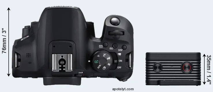 Compare T8i versus RX0 II top