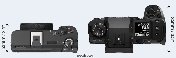 Compare V1 versus X-H2S top