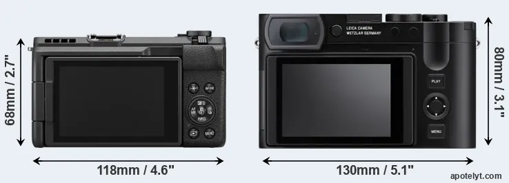 Comparison V1 or Q3 rear