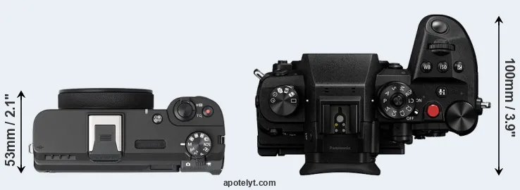Compare V1 versus GH6 top