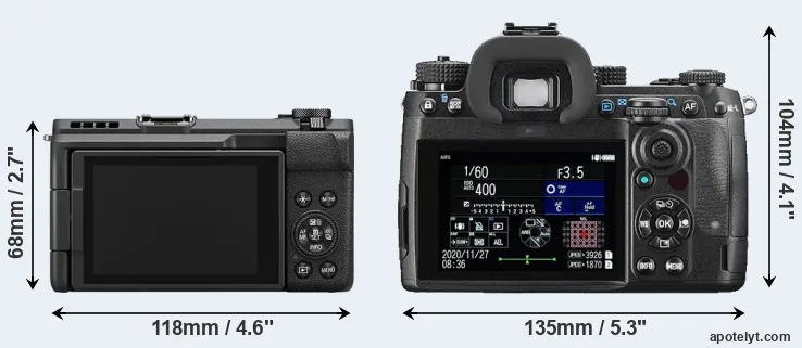 Comparison V1 or K-3 III rear