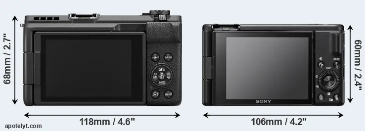 Comparison V1 or ZV-1F rear