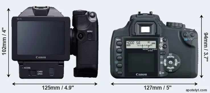 Comparison XC10 or XT rear