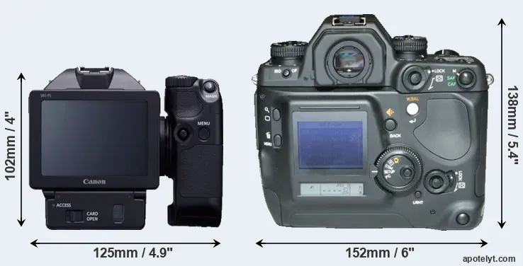 Comparison XC10 or N Digital rear