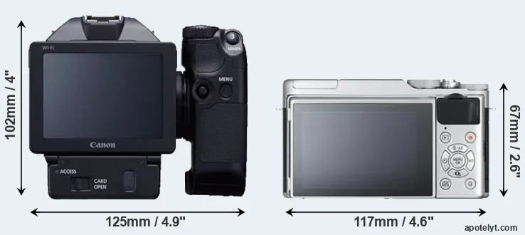 Comparison XC10 or X-A10 rear