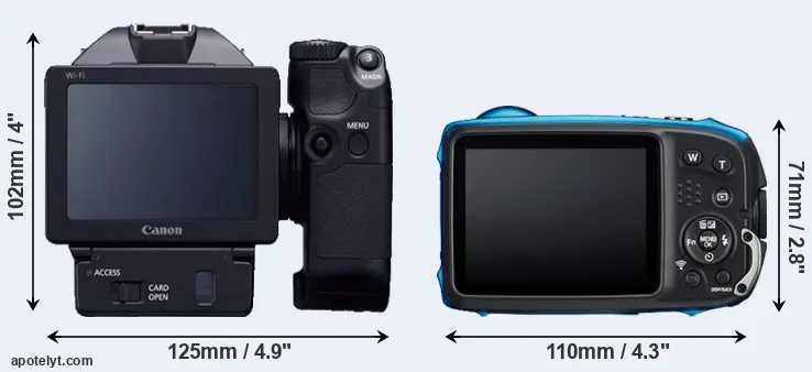 Comparison XC10 or XP140 rear