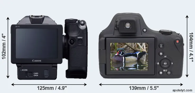 Comparison XC10 or AZ901 rear
