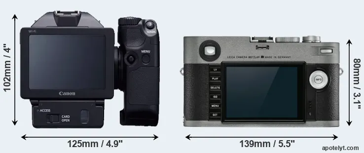 Comparison XC10 or M-E Typ 240 rear