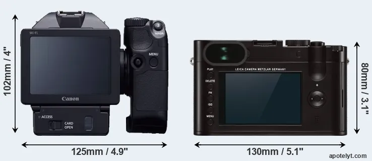 Comparison XC10 or Q Typ 116 rear