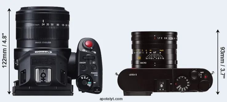 Compare XC10 versus Q Typ 116 top