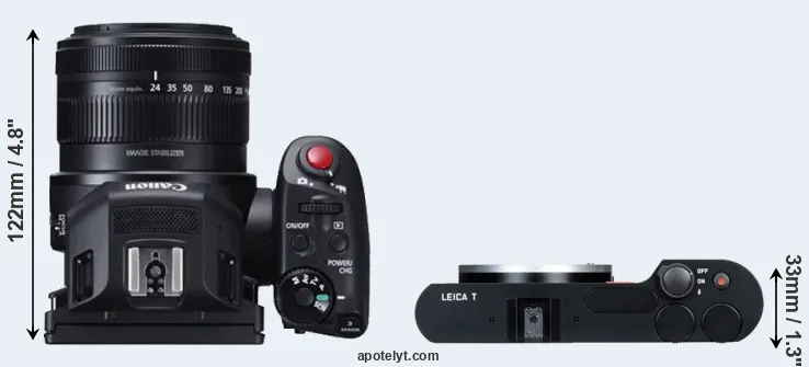 Compare XC10 versus T Typ 701 top