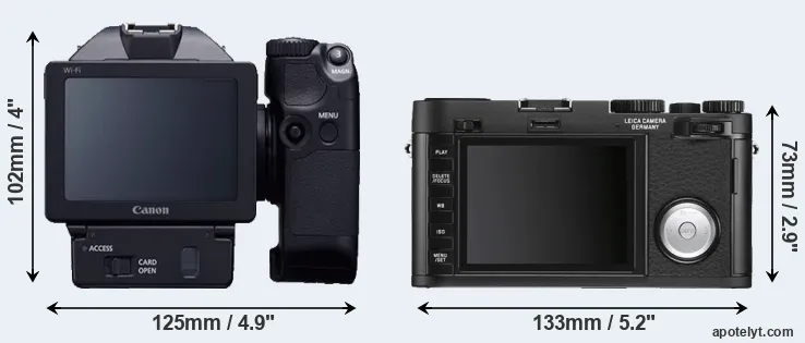 Comparison XC10 or X Vario rear