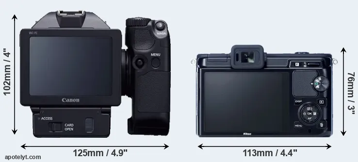 Comparison XC10 or V1 rear