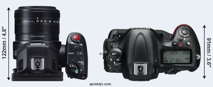 Compare XC10 versus D4 top