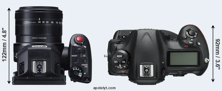 Compare XC10 versus D5 top