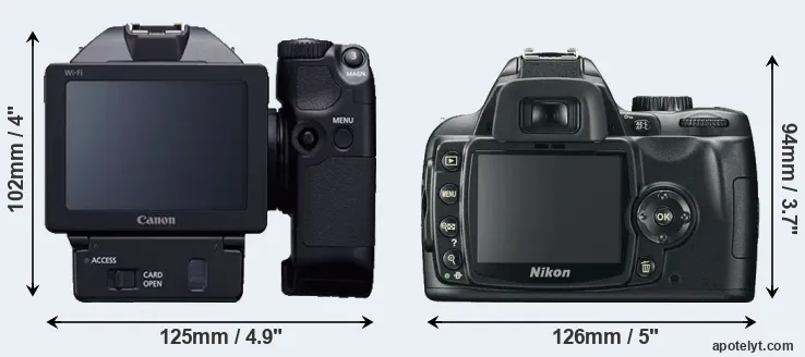 Comparison XC10 or D60 rear
