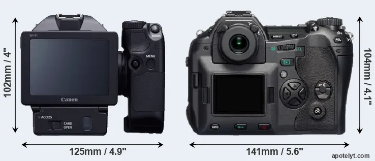 Comparison XC10 or E-1 rear