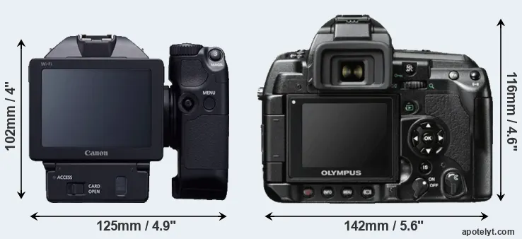 Comparison XC10 or E-3 rear