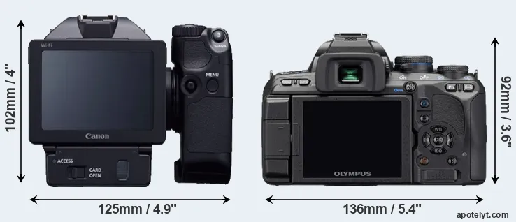 Comparison XC10 or E-510 rear
