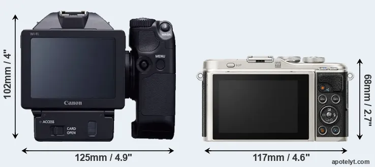 Comparison XC10 or E-PL9 rear