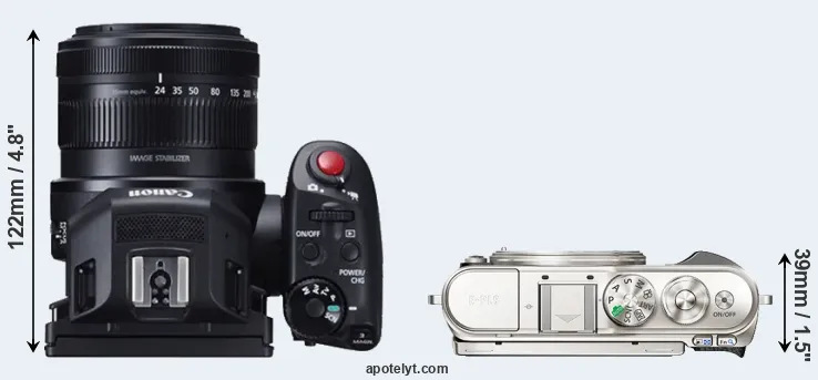 Compare XC10 versus E-PL9 top