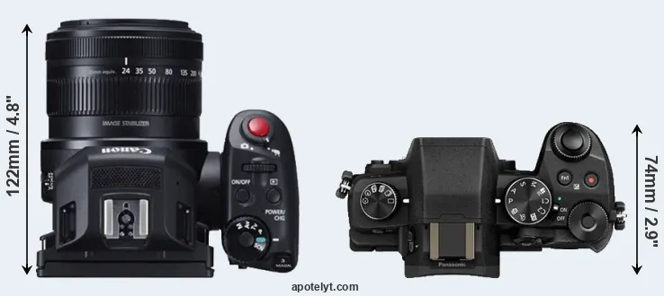 Compare XC10 versus G80 top