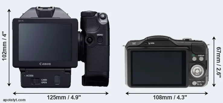 Comparison XC10 or GF5 rear
