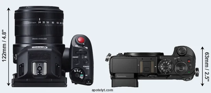 Compare XC10 versus GX8 top