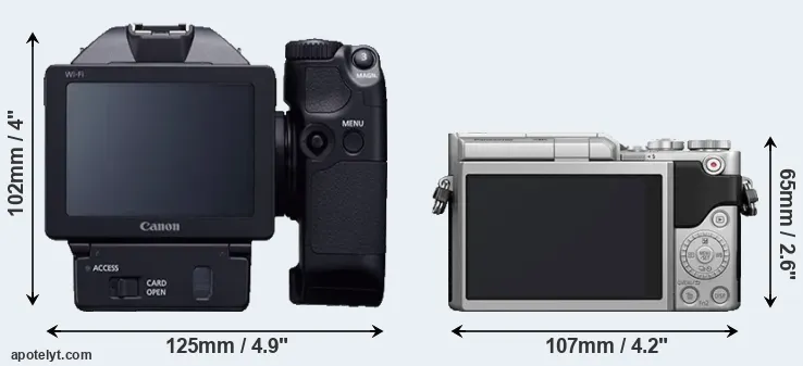 Comparison XC10 or GX800 rear