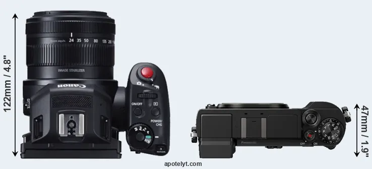 Compare XC10 versus GX9 top
