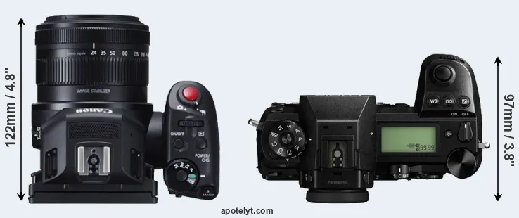 Compare XC10 versus S1 top