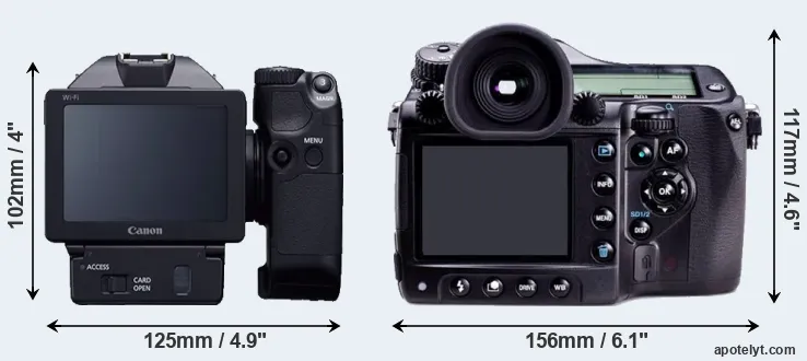 Comparison XC10 or 645D rear