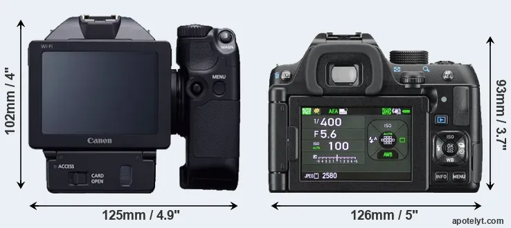 Comparison XC10 or K-70 rear