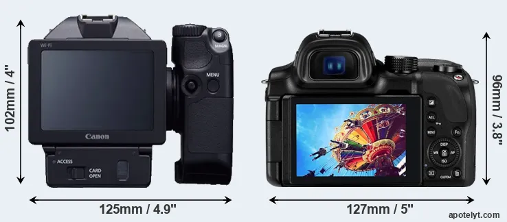 Comparison XC10 or NX30 rear