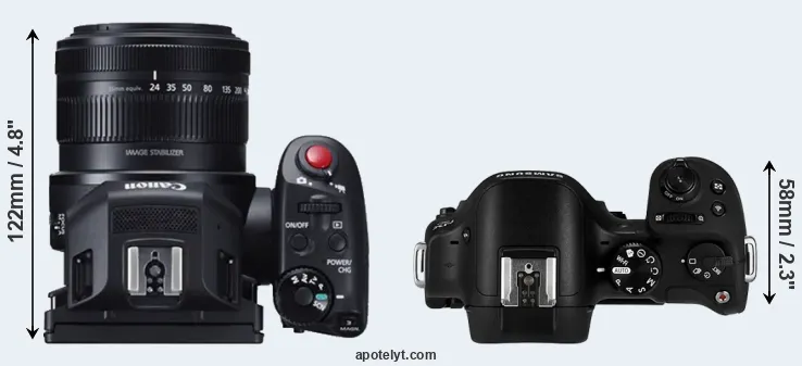 Compare XC10 versus NX30 top